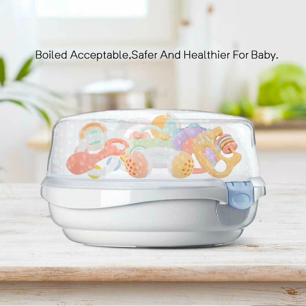 Tiny Treasures: Newborn Rattle & Teether Fun! BPA-Free Baby's First Toys Set for Joyful Shakes!
