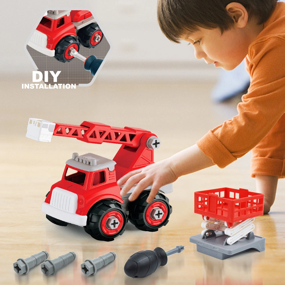 Build & Rescue Fun Kids Construction Set Fire Truck Adventure Age 3+