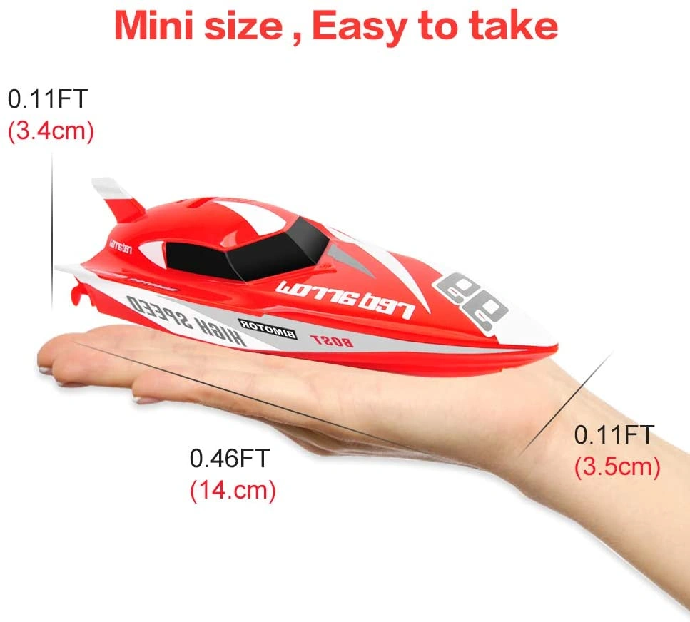Zoom Zoom! Mini RC Boat Fun for Kids Ages 5-9. Pool Racing Action Gift. Blue Upgrade. Summer Toy!